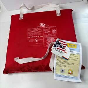 Stearns Throw Device Type IV PFD Utility Cushion‎ Boating US Coast Guard Red SEE
